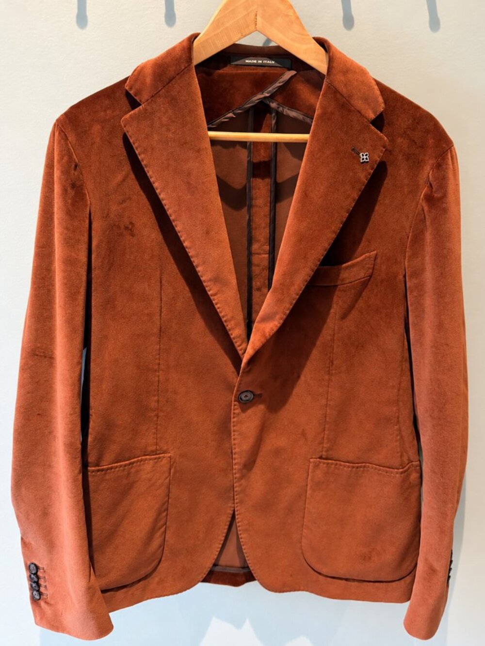 Tagliatore Men’s Velvet Blazer | Fits 42R | Made in Italy